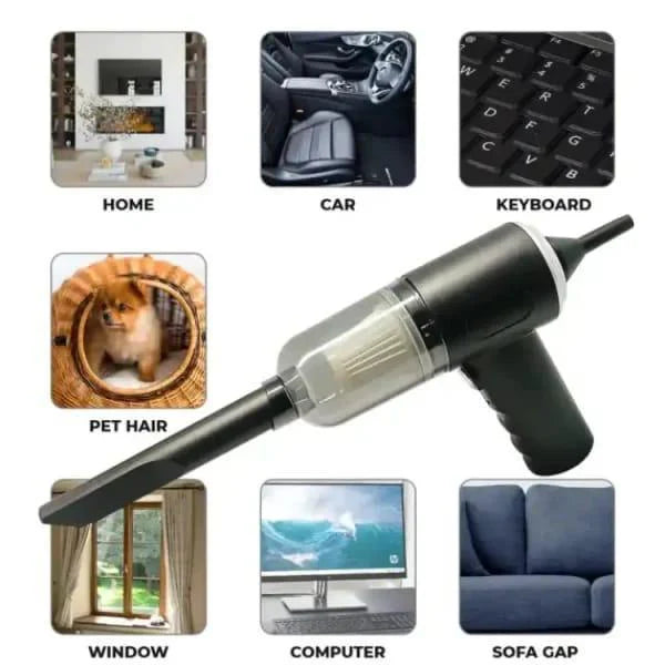 •	2 in 1 vacuum cleaner USB wireless household car ( rechargeable