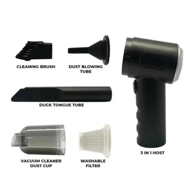 •	2 in 1 vacuum cleaner USB wireless household car ( rechargeable