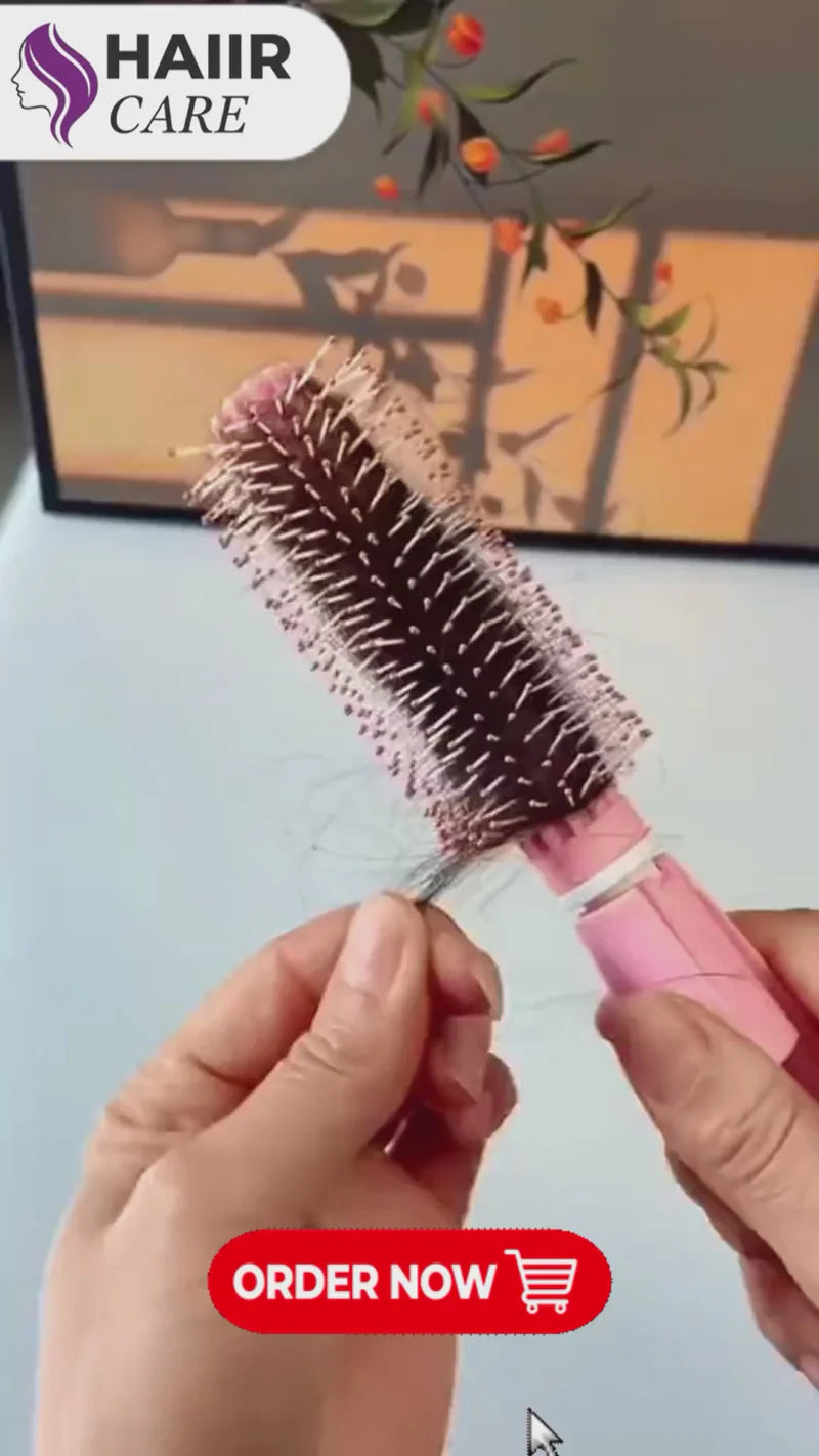Self Cleaning Hair Brush Anti Static Detangling Comb | Magic Hair Brush for Women & Men