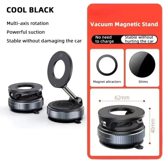 K007 Magnetic 360° Car Phone Holder – Strong Suction & Universal Mount