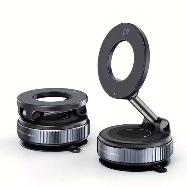 K007 Magnetic 360° Car Phone Holder – Strong Suction & Universal Mount