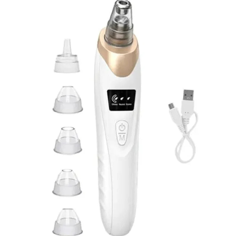 Deep Pore Cleaner Vacuum Blackhead Remover | Facial Pore Cleanser | Acne & Whitehead Removal Device